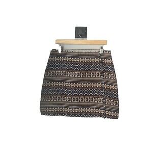 CATO 10 women's Boho Print Aztec mini skirt